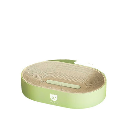 Corrugated Cat Scratch Basin with PP Shell – Durable Anti-Scratch Cat Lounge Bed