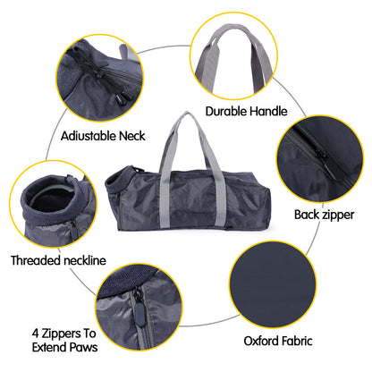 Cat Travel Carrier Bag – Double-Lined, Anti-Scratch, Soft Polyester Pet Bag for Small & Medium Cats