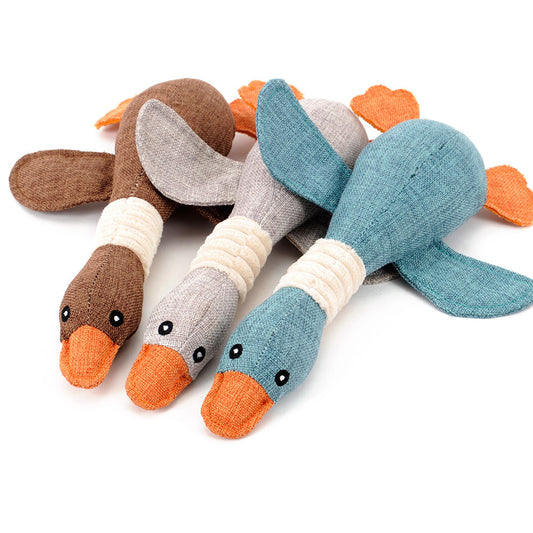 Plush Dog & Cat Toys with Squeaker – Interactive Sounding Pet Puzzle Toys for Small Dogs, Large Dogs & Cats