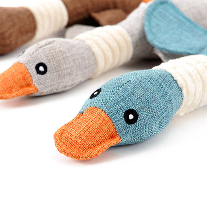 Plush Dog & Cat Toys with Squeaker – Interactive Sounding Pet Puzzle Toys for Small Dogs, Large Dogs & Cats