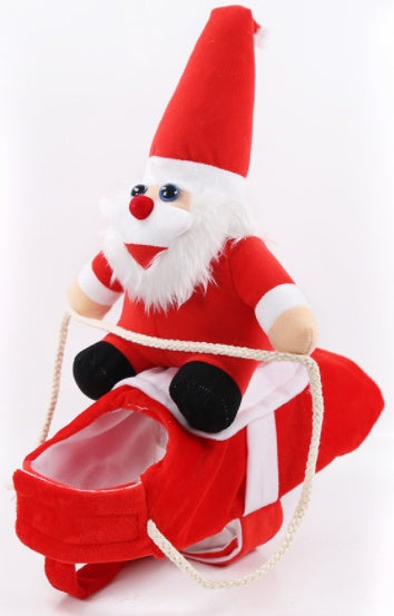 Dog Christmas Clothes – Warm Cotton Pet Winter Coat for Dogs & Cats, Reversible Holiday Outfit