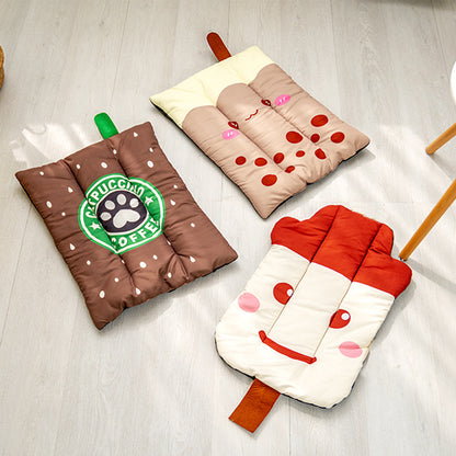 Summer Pet Cooling Mat – Ice Silk Dog Cat Bed Pad, Washable Cooling Blanket for Hot Weather