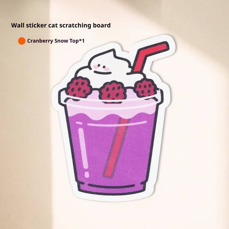 Cat Scratch Board – Vertical Fruit Felt Scratcher for Indoor Cats