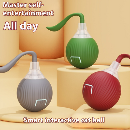 Interactive Cat Toy Ball – Super Drive Rolling Fun for Indoor Cats