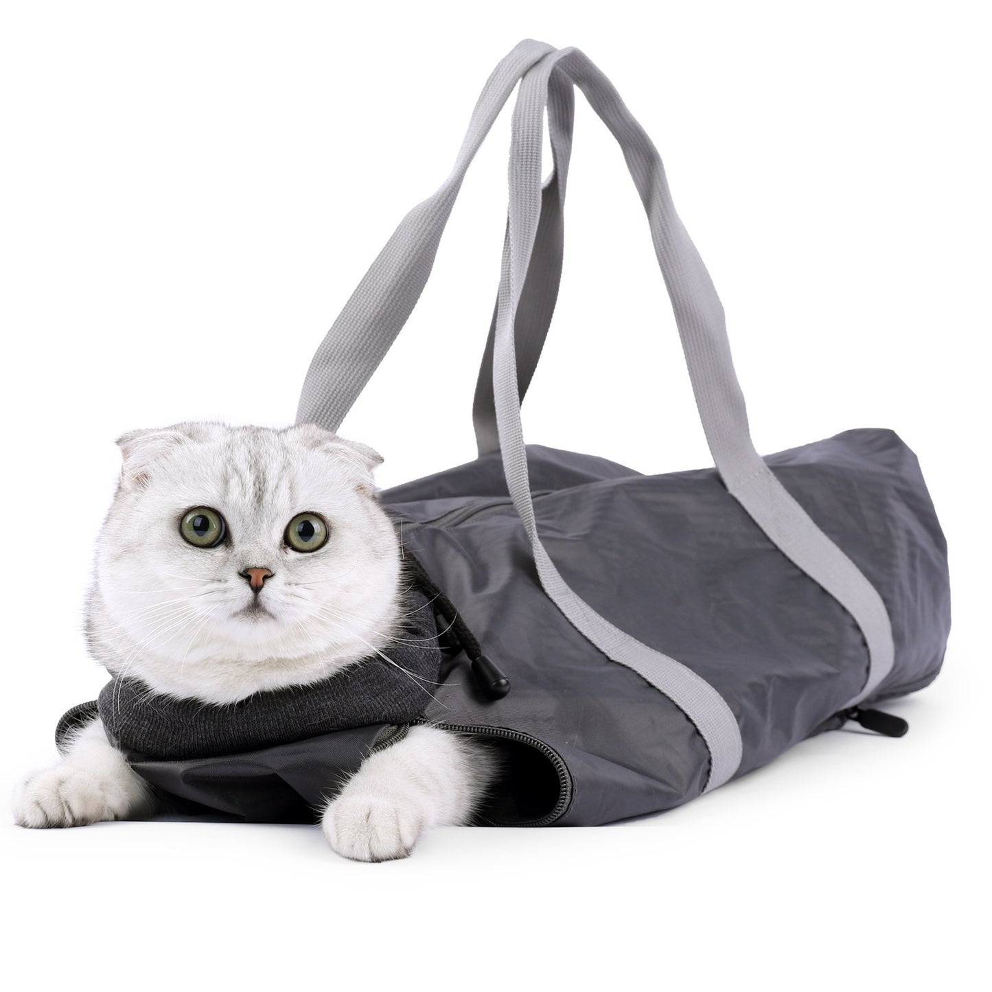 Cat Travel Carrier Bag – Double-Lined, Anti-Scratch, Soft Polyester Pet Bag for Small & Medium Cats