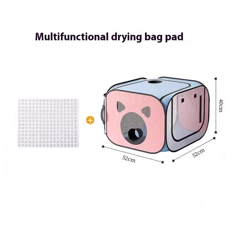 Cat Drying Box – Portable Foldable Pet Hair Dryer for Cats & Dogs