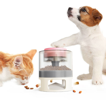 Interactive Dog & Cat Food Feeder Toy | Slow Feeder Puzzle Dispenser with Suction Cups
