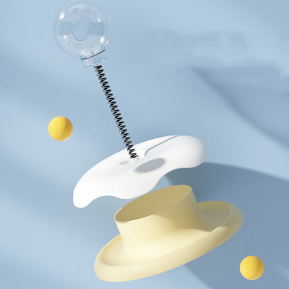 Interactive Cat Toy with Treat Dispenser – Keep Your Kitty Engaged & Rewarded