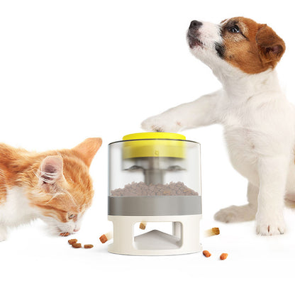 Interactive Dog & Cat Food Feeder Toy | Slow Feeder Puzzle Dispenser with Suction Cups