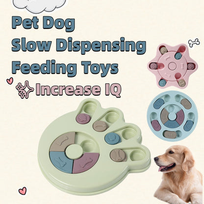 Interactive Dog Puzzle Feeder Toy – Slow Feeding IQ Training Toy for Small & Medium Dogs, Anti-Choking Treat Dispensing Game