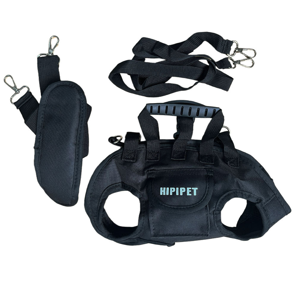 3-Pack Outdoor Dog Carrier Backpack with Harness & Leash – Breathable Pet Sling Crossbody Bag for Small Dogs & Cats