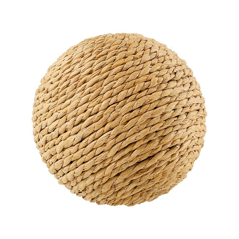 Oversized Sisal Cat Toy Ball – Interactive Scratching Ball for Indoor Cats, Durable Stress Relief Cat Scratcher & Play Toy