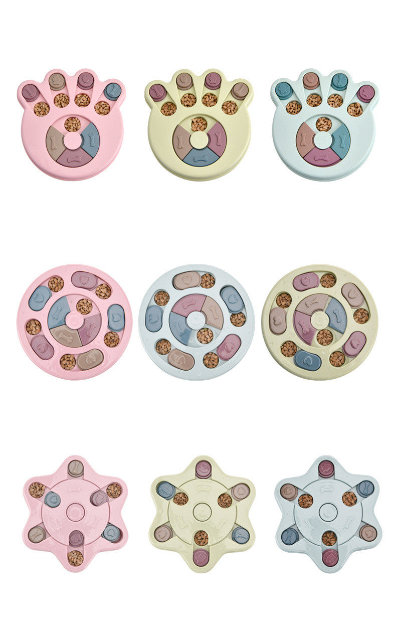 Interactive Dog Puzzle Feeder Toy – Slow Feeding IQ Training Toy for Small & Medium Dogs, Anti-Choking Treat Dispensing Game