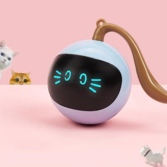 Pet Smart Interactive LED Rotating Ball | 360° Automatic Cat Toy with Lights