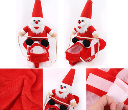 Dog Christmas Clothes – Warm Cotton Pet Winter Coat for Dogs & Cats, Reversible Holiday Outfit