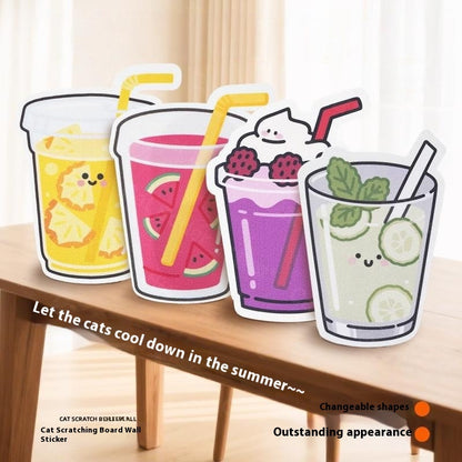 Cat Scratch Board – Vertical Fruit Felt Scratcher for Indoor Cats