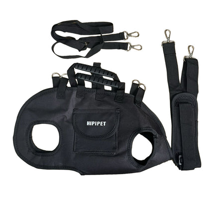 3-Pack Outdoor Dog Carrier Backpack with Harness & Leash – Breathable Pet Sling Crossbody Bag for Small Dogs & Cats