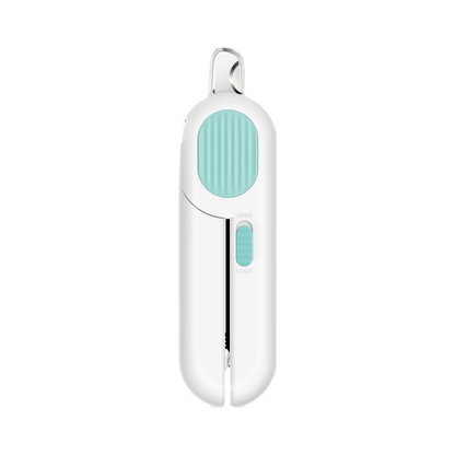LED Light Pet Nail Cutter – Circular Safety Design for Dogs & Cats