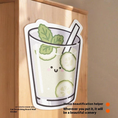 Cat Scratch Board – Vertical Fruit Felt Scratcher for Indoor Cats