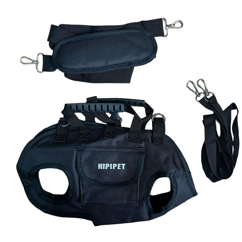 3-Pack Outdoor Dog Carrier Backpack with Harness & Leash – Breathable Pet Sling Crossbody Bag for Small Dogs & Cats