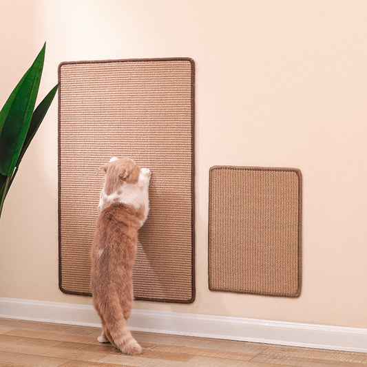 Sisal Cat Scratch Mat, Durable Scratch-Resistant Cat Scratching Board Rug Pad
