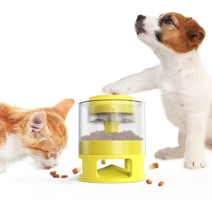 Interactive Dog & Cat Food Feeder Toy | Slow Feeder Puzzle Dispenser with Suction Cups