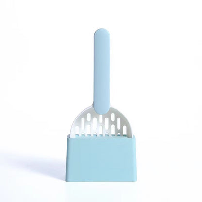 Multifunctional Cat Litter Scoop with Bag Storage – Pet Waste Cleaner for Cats & Dogs