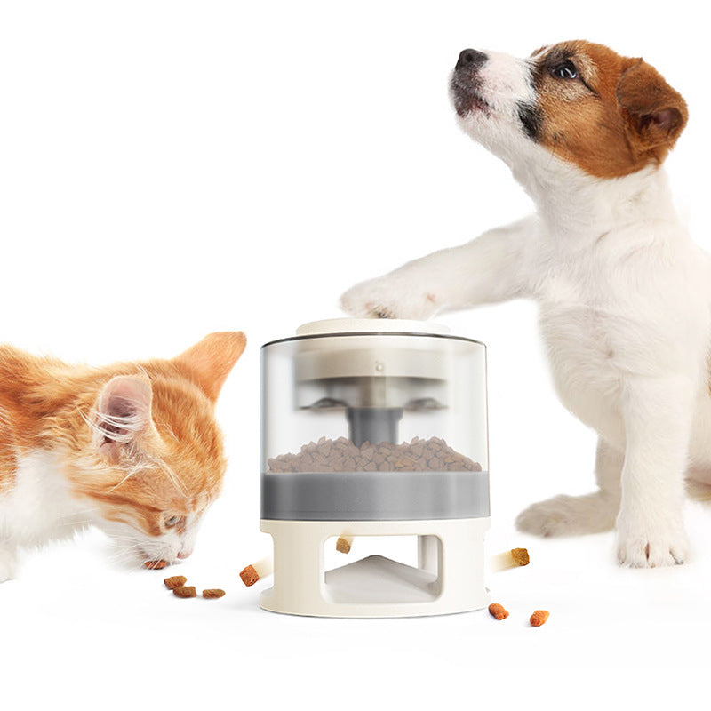 Interactive Dog & Cat Food Feeder Toy | Slow Feeder Puzzle Dispenser with Suction Cups