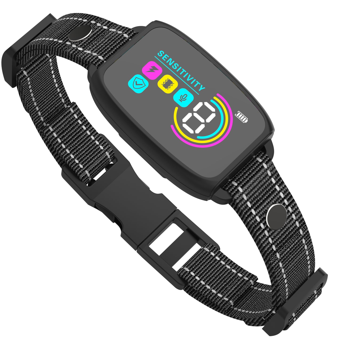 Smart Rechargeable Dog Bark Collar with AI Detection, 4 Training Modes, IP67 Waterproof Anti Barking Collar for Small Medium Large Dogs