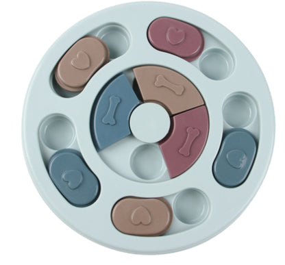 Interactive Dog Puzzle Feeder Toy – Slow Feeding IQ Training Toy for Small & Medium Dogs, Anti-Choking Treat Dispensing Game