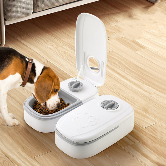 Automatic Pet Feeder Timer Gravity Food Water Dispenser for Cats Dogs